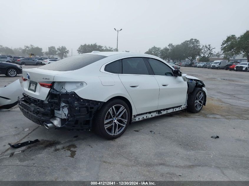 2023 BMW 430I Gran Coupe VIN: WBA63AV08PFN88167 Lot: 41212841