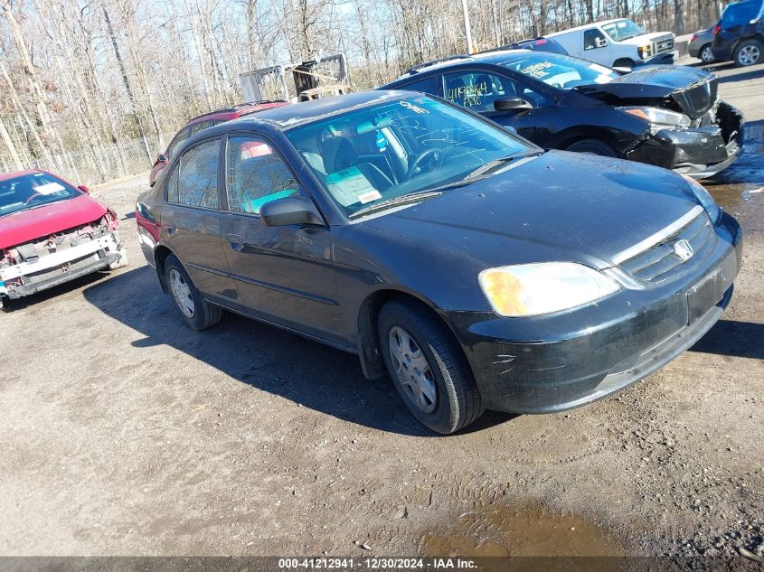 2003 Honda Civic Lx VIN: 2HGES16553H554029 Lot: 41212941