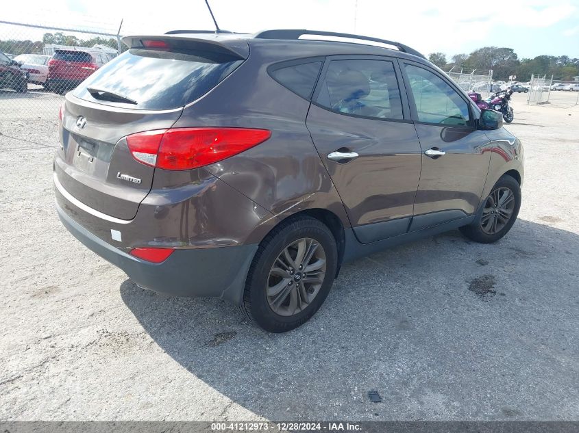 2014 Hyundai Tucson Se VIN: KM8JU3AG1EU852827 Lot: 41212973