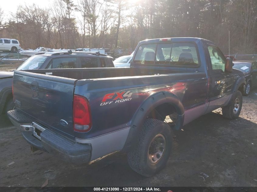 2004 Ford F-250 Xl/Xlt VIN: 1FTNF21P84ED16296 Lot: 41213090