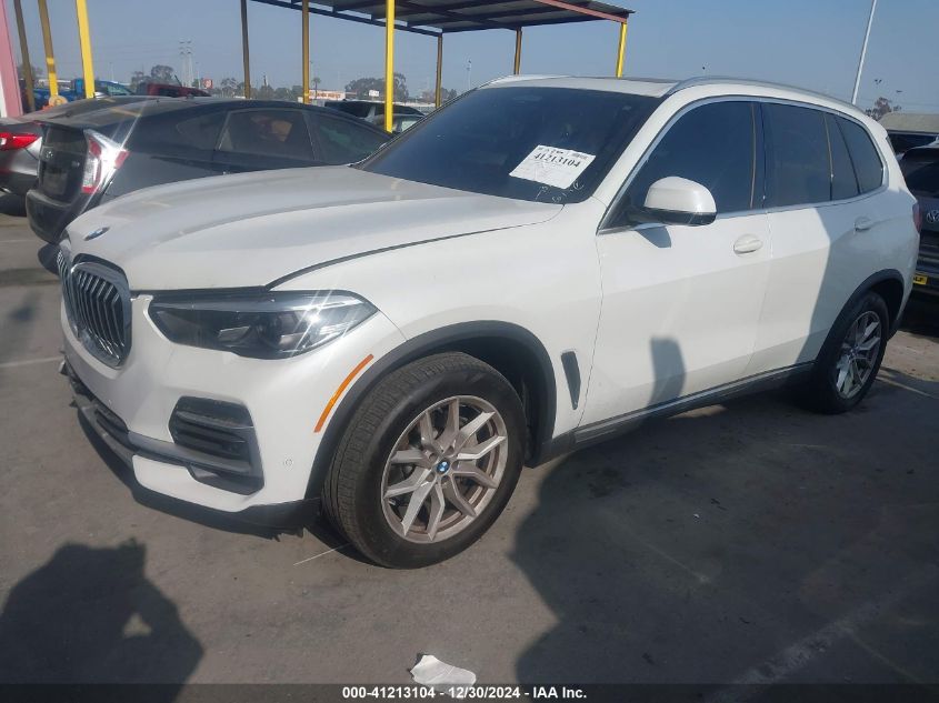 2022 BMW X5 Sdrive40I VIN: 5UXCR4C07N9M25285 Lot: 41213104