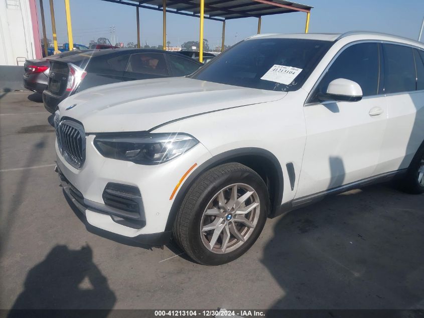 2022 BMW X5 Sdrive40I VIN: 5UXCR4C07N9M25285 Lot: 41213104