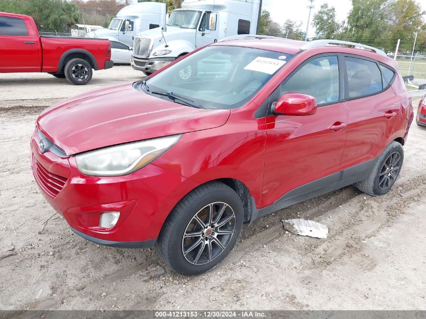 2014 Hyundai Tucson Se VIN: KM8JU3AG1EU855968 Lot: 41213153