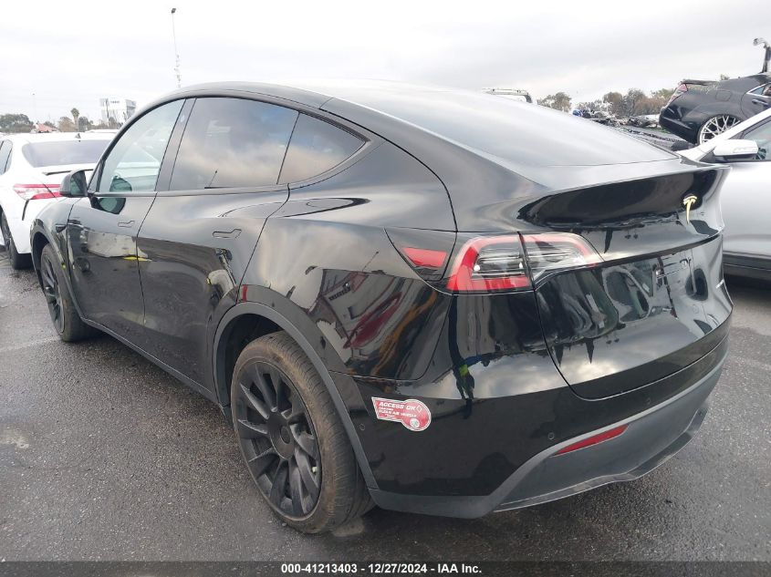 2023 Tesla Model Y Awd/Long Range Dual Motor All-Wheel Drive VIN: 7SAYGDEE2PA024032 Lot: 41213403