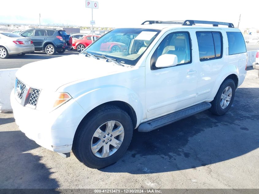 2006 Nissan Pathfinder Le/Se/Xe VIN: 5N1AR18W26C647687 Lot: 41213471