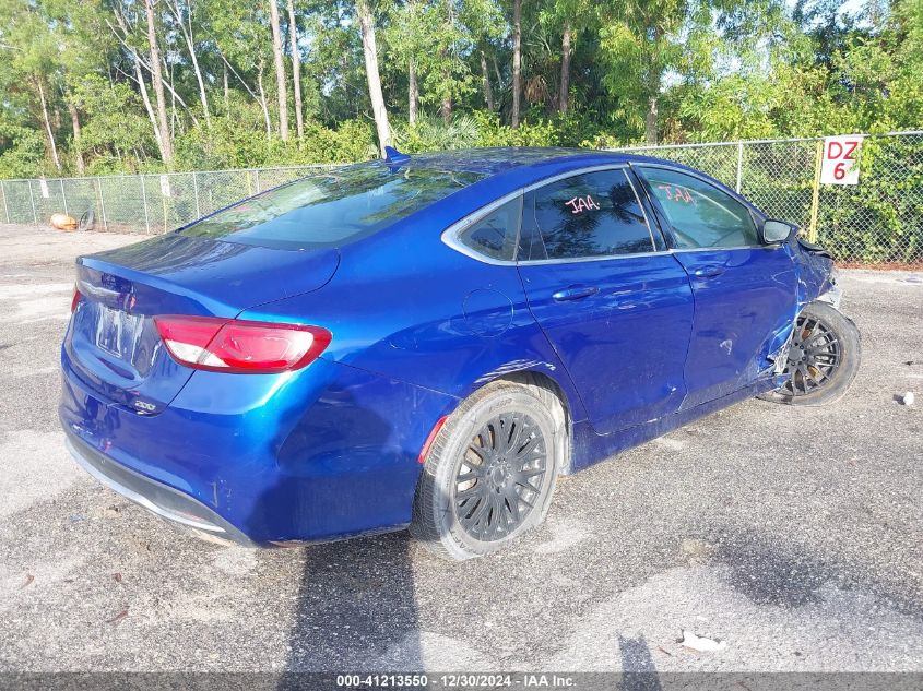 2015 Chrysler 200 Limited VIN: 1C3CCCAB8FN624439 Lot: 41213550