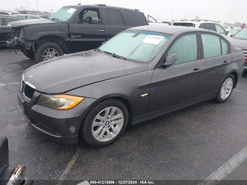 2007 BMW 328I VIN: WBAVC535X7FZ73036 Lot: 41213696