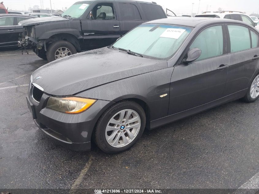 2007 BMW 328I VIN: WBAVC535X7FZ73036 Lot: 41213696