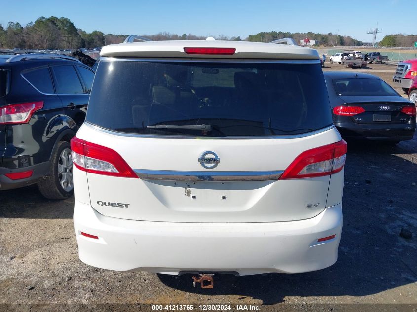 2015 Nissan Quest Platinum/S/Sl/Sv VIN: JN8AE2KP1F9122175 Lot: 41213765