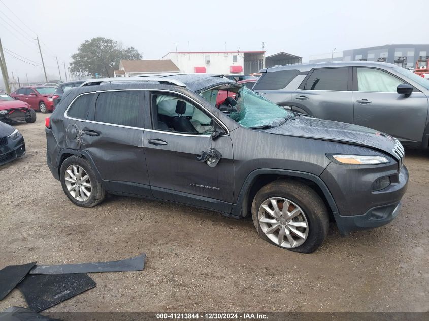 2016 Jeep Cherokee Limited VIN: 1C4PJMDB3GW206225 Lot: 41213844