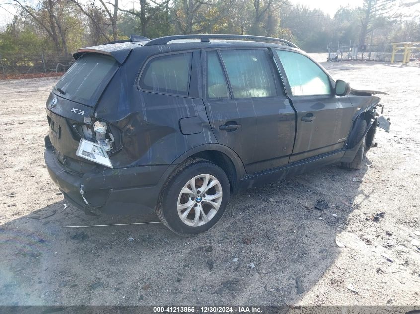 2010 BMW X3 xDrive30I VIN: WBXPC9C46AWJ39947 Lot: 41213865