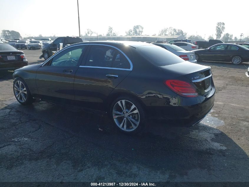 2015 Mercedes-Benz C 300 VIN: 55SWF4JB7FU087565 Lot: 41213987