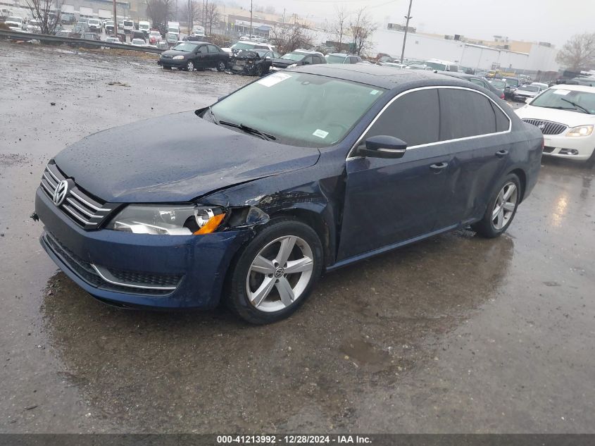 2013 Volkswagen Passat 2.5L Se VIN: 1VWBH7A38DC016998 Lot: 41213992