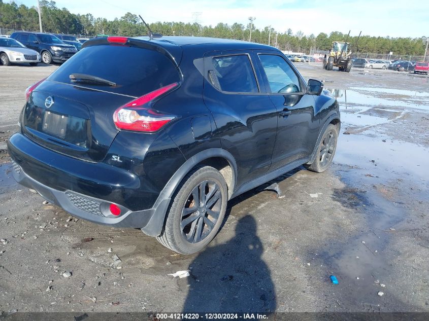 2015 Nissan Juke Sl VIN: JN8AF5MR6FT508686 Lot: 41214220