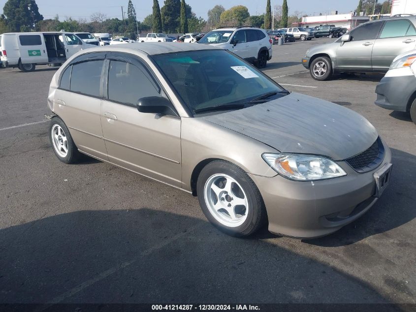 2004 Honda Civic Lx VIN: JHMES15594S000744 Lot: 41214287