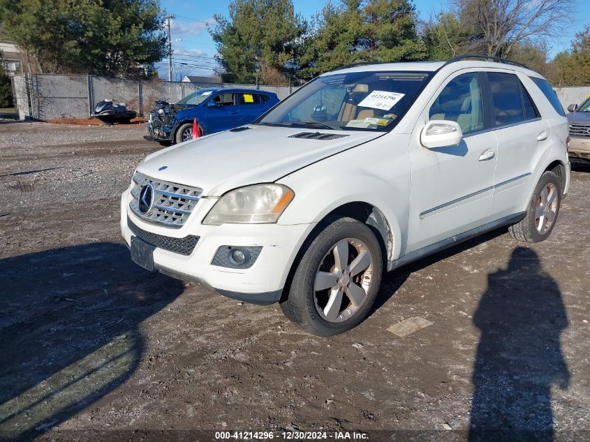 2009 Mercedes-Benz Ml 350 4Matic VIN: 4JGBB86E79A457024 Lot: 41214296