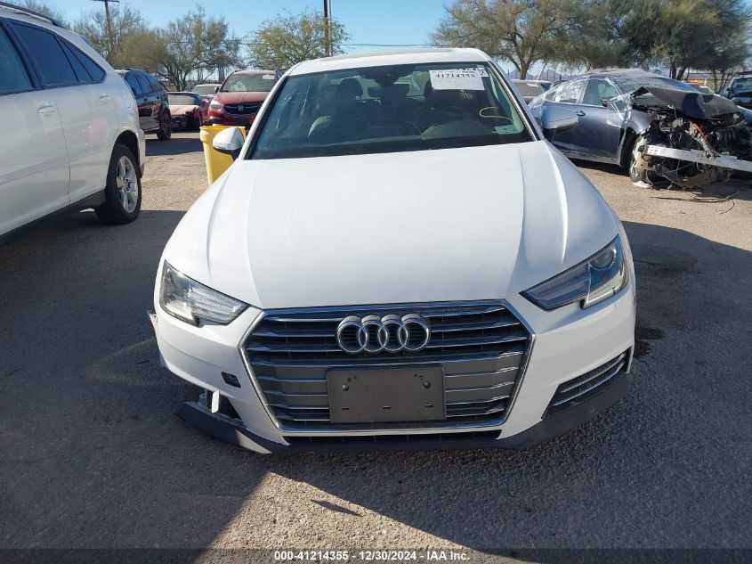 2017 Audi A4 2.0T Premium VIN: WAUGNAF46HN025979 Lot: 41214355