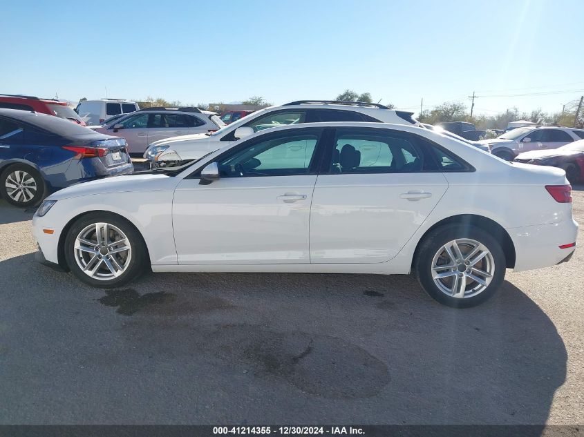 2017 Audi A4 2.0T Premium VIN: WAUGNAF46HN025979 Lot: 41214355