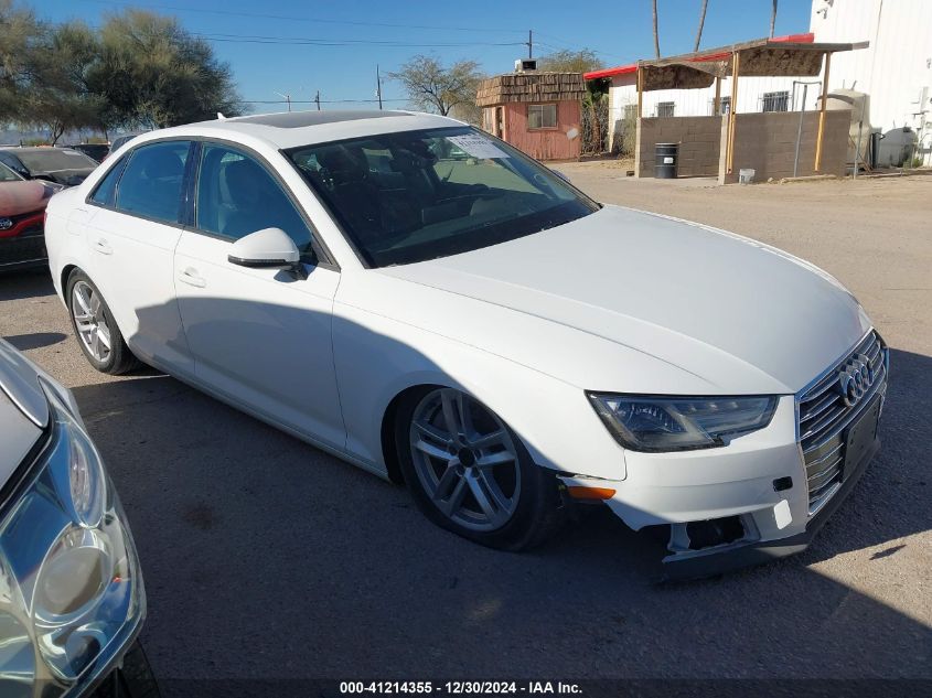 2017 Audi A4 2.0T Premium VIN: WAUGNAF46HN025979 Lot: 41214355