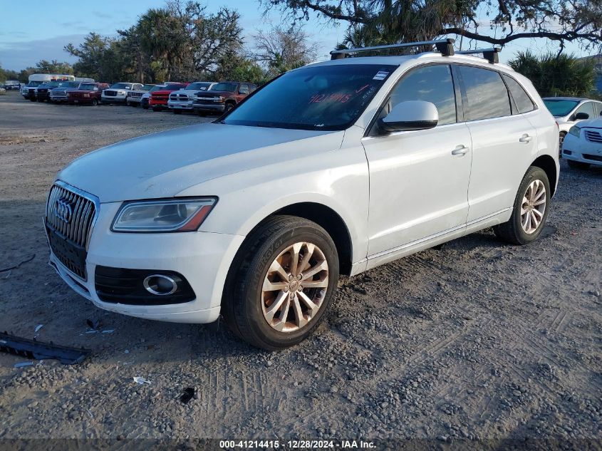 2014 Audi Q5 2.0T Premium VIN: WA1LFAFP0EA107776 Lot: 41214415