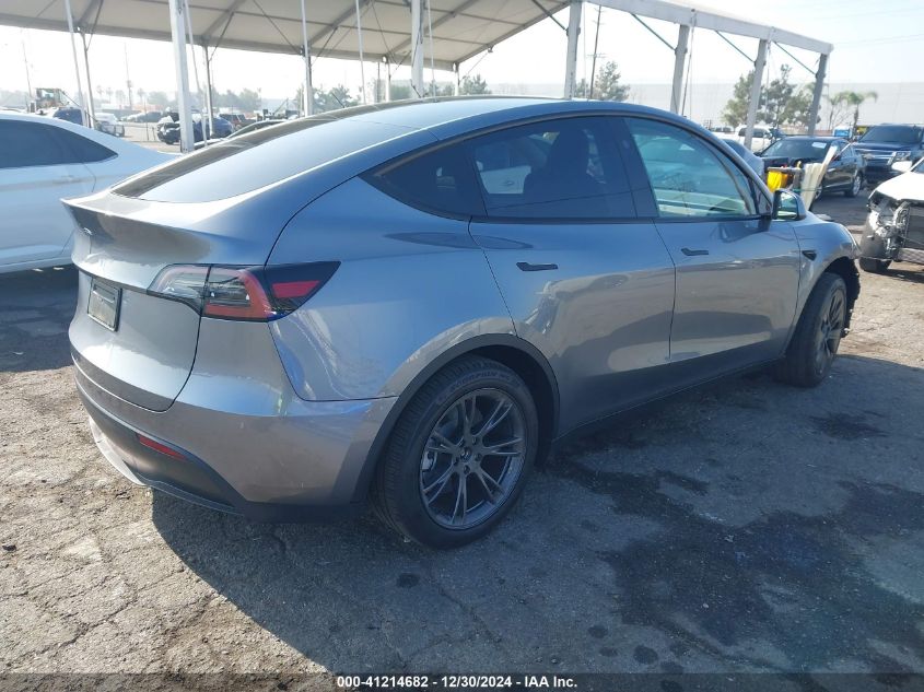 2024 Tesla Model Y Long Range Dual Motor All-Wheel Drive/Rwd VIN: 7SAYGDED5RF193622 Lot: 41214682