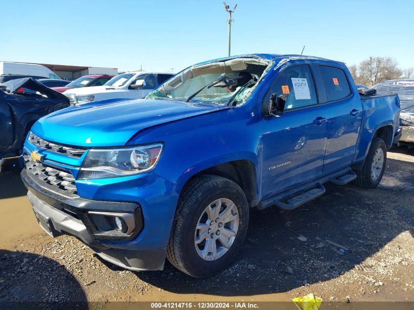 2022 Chevrolet Colorado 2Wd Short Box Lt VIN: 1GCGSCEA6N1278124 Lot: 41214715