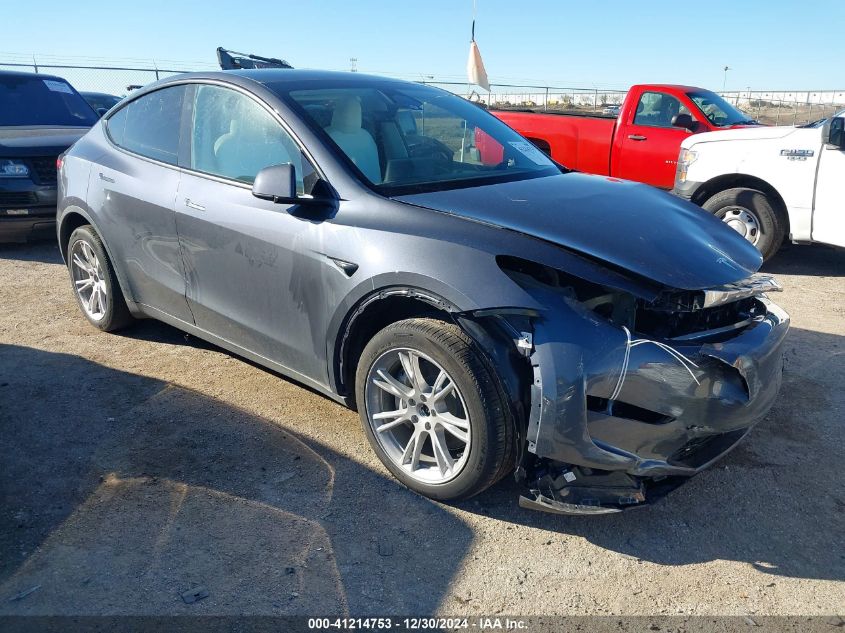 2023 Tesla Model Y Awd/Long Range Dual Motor All-Wheel Drive VIN: 7SAYGDEE2PA195802 Lot: 41214753