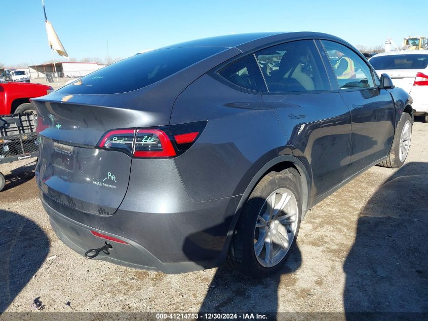 2023 Tesla Model Y Awd/Long Range Dual Motor All-Wheel Drive VIN: 7SAYGDEE2PA195802 Lot: 41214753