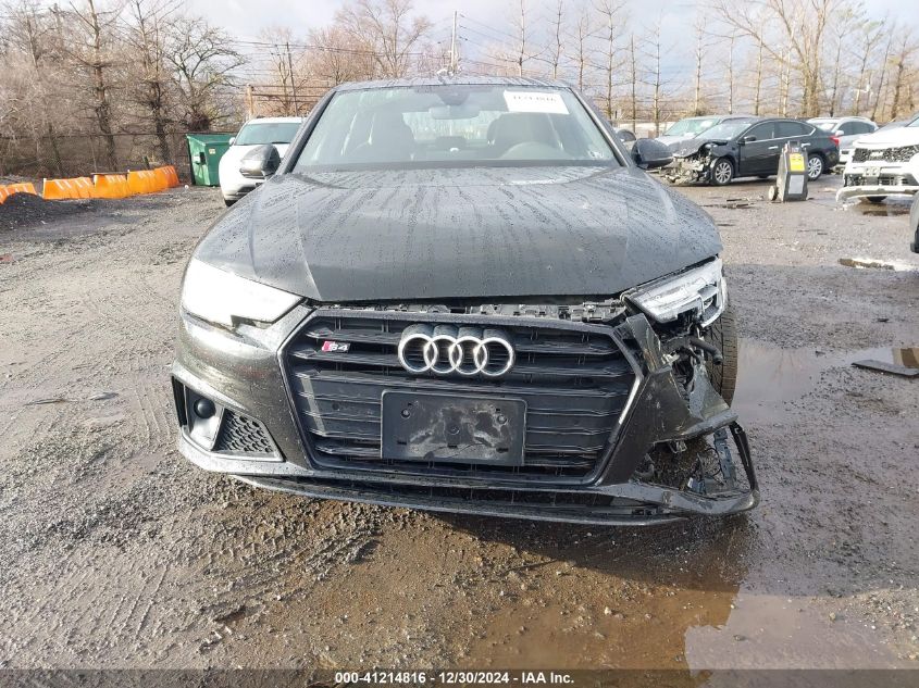 2019 Audi S4 3.0T Premium VIN: WAUB4AF45KA096103 Lot: 41214816