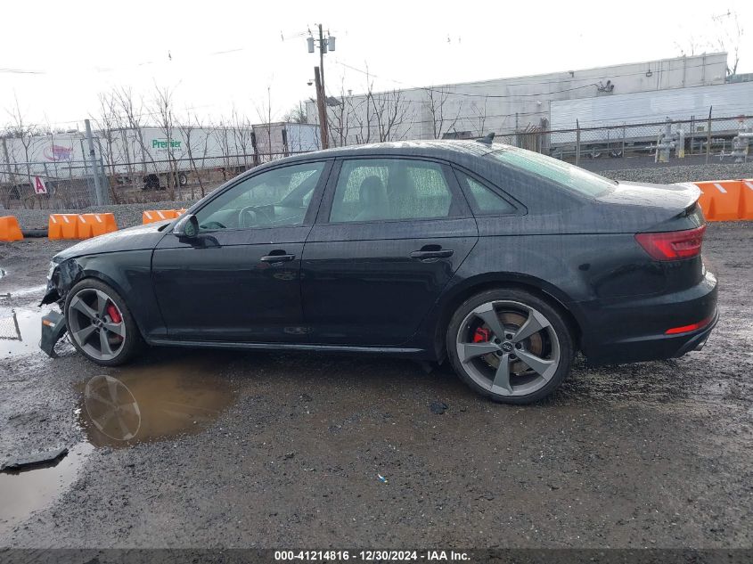 2019 Audi S4 3.0T Premium VIN: WAUB4AF45KA096103 Lot: 41214816