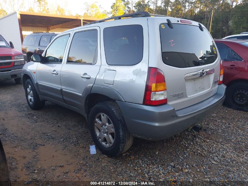 2001 Mazda Tribute Es V6/Lx V6 VIN: 4F2YU09191KM29551 Lot: 41214872