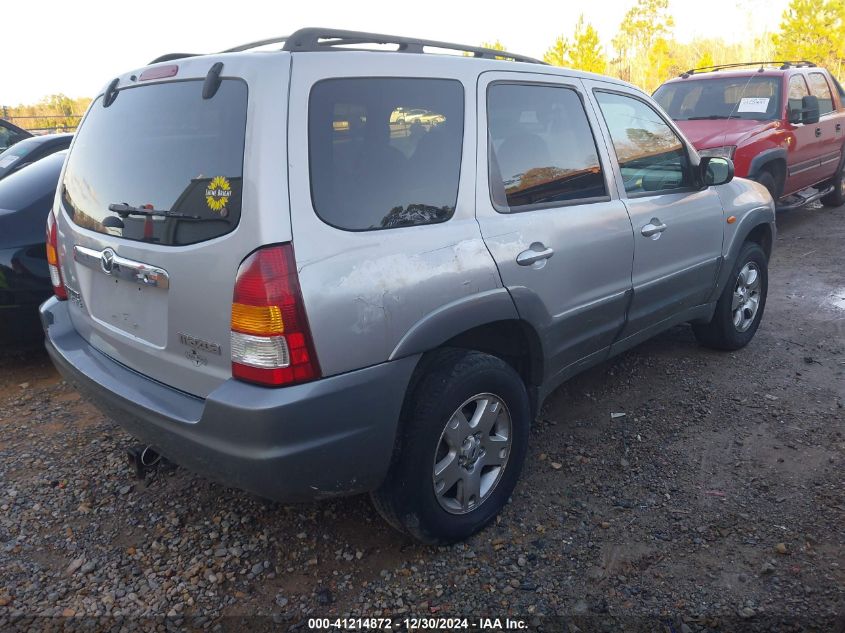 2001 Mazda Tribute Es V6/Lx V6 VIN: 4F2YU09191KM29551 Lot: 41214872