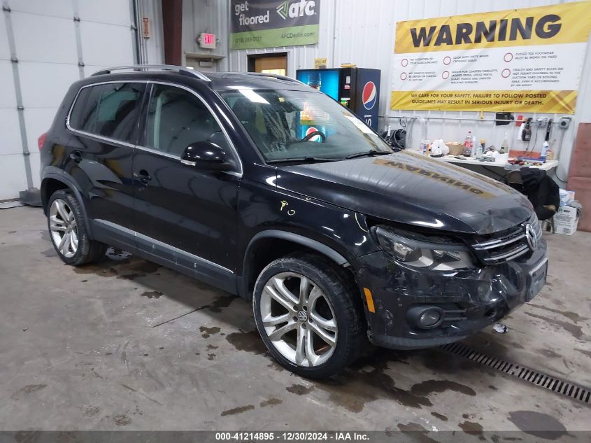 2012 Volkswagen Tiguan Sel VIN: WVGBV7AX9CW604285 Lot: 41214895