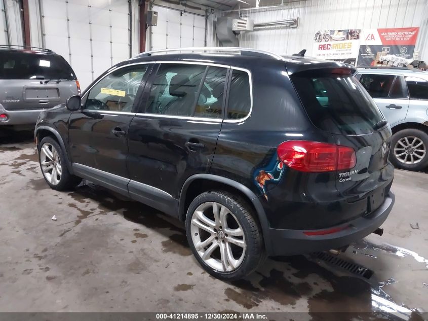 2012 Volkswagen Tiguan Sel VIN: WVGBV7AX9CW604285 Lot: 41214895