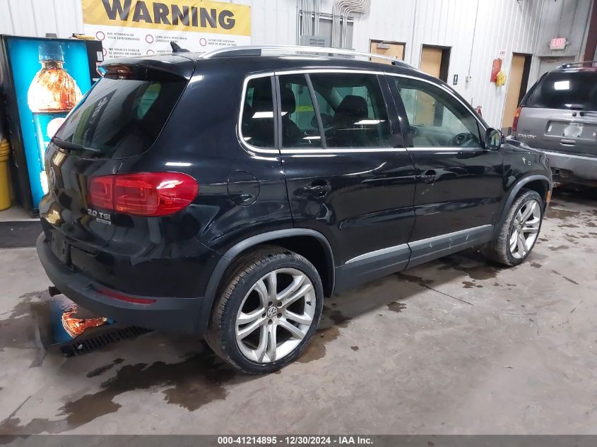 2012 Volkswagen Tiguan Sel VIN: WVGBV7AX9CW604285 Lot: 41214895