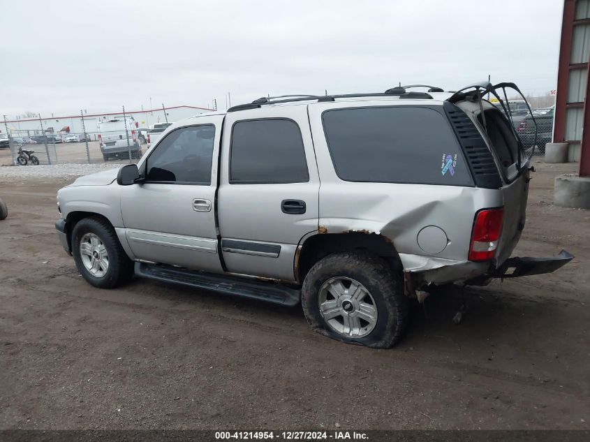 2004 Chevrolet Tahoe Ls VIN: 1GNEK13Z94J205954 Lot: 41214954