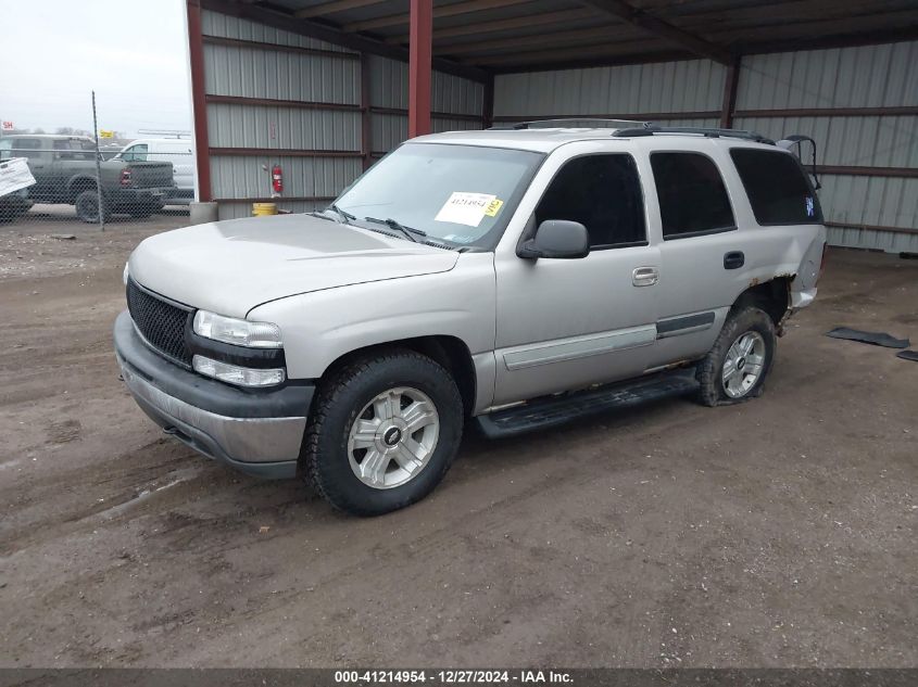 2004 Chevrolet Tahoe Ls VIN: 1GNEK13Z94J205954 Lot: 41214954