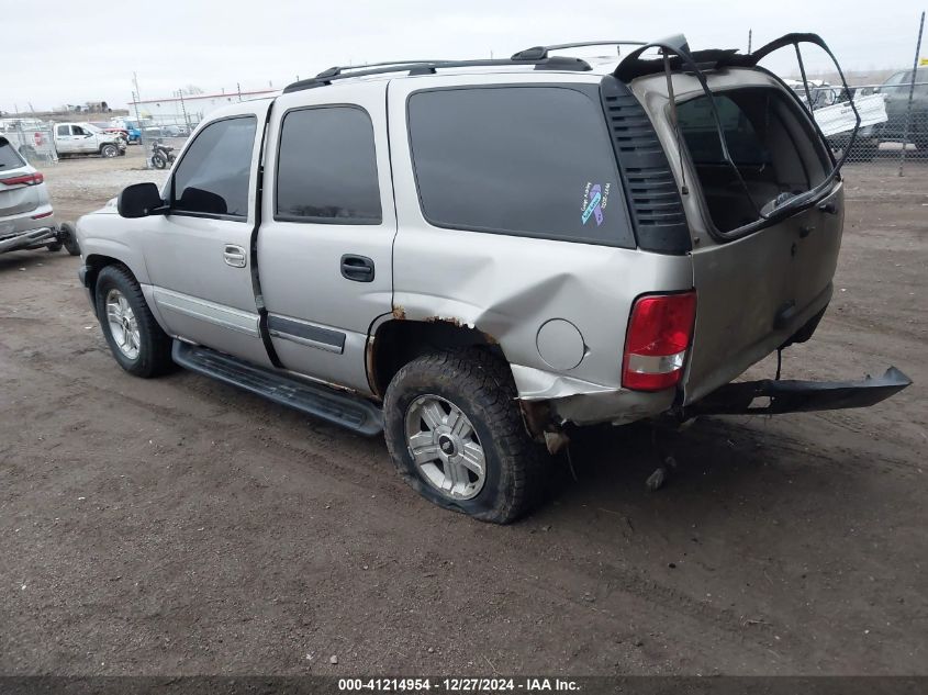 2004 Chevrolet Tahoe Ls VIN: 1GNEK13Z94J205954 Lot: 41214954