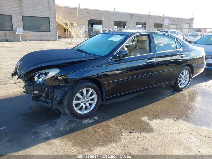 2003 Lexus Es 300 VIN: JTHBF30G330128662 Lot: 41215067