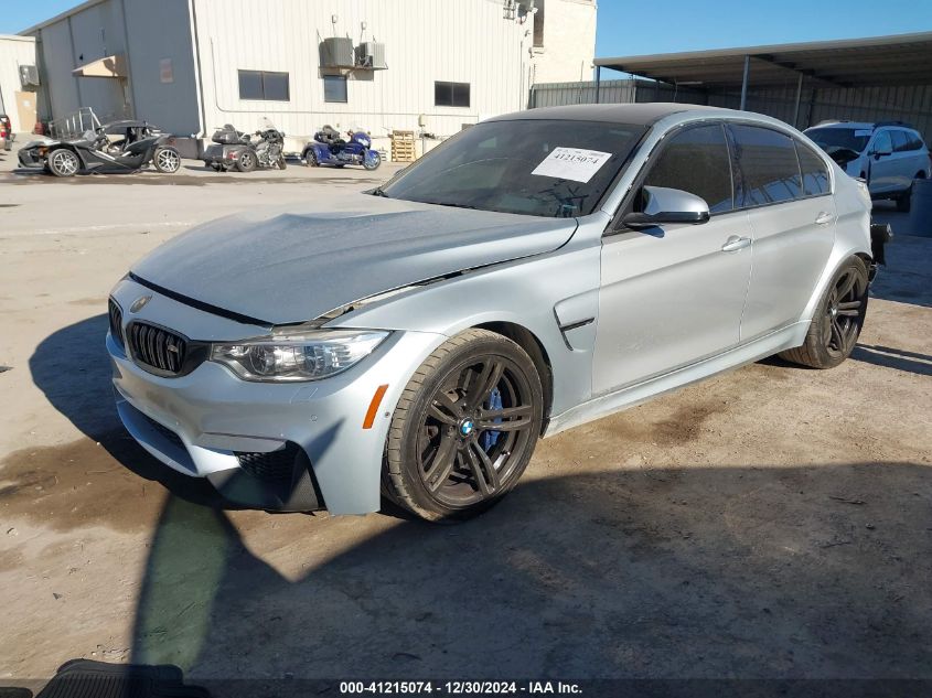 2015 BMW M3 VIN: WBS3C9C58FP804233 Lot: 41215074