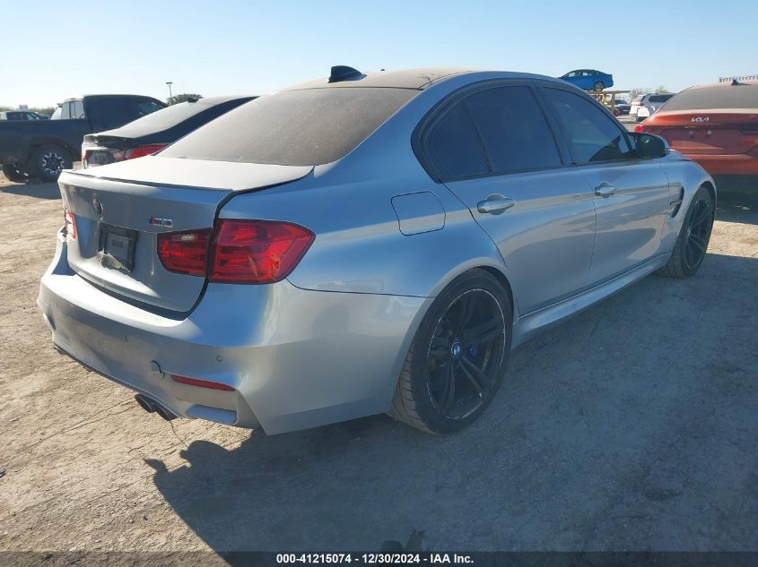 2015 BMW M3 VIN: WBS3C9C58FP804233 Lot: 41215074