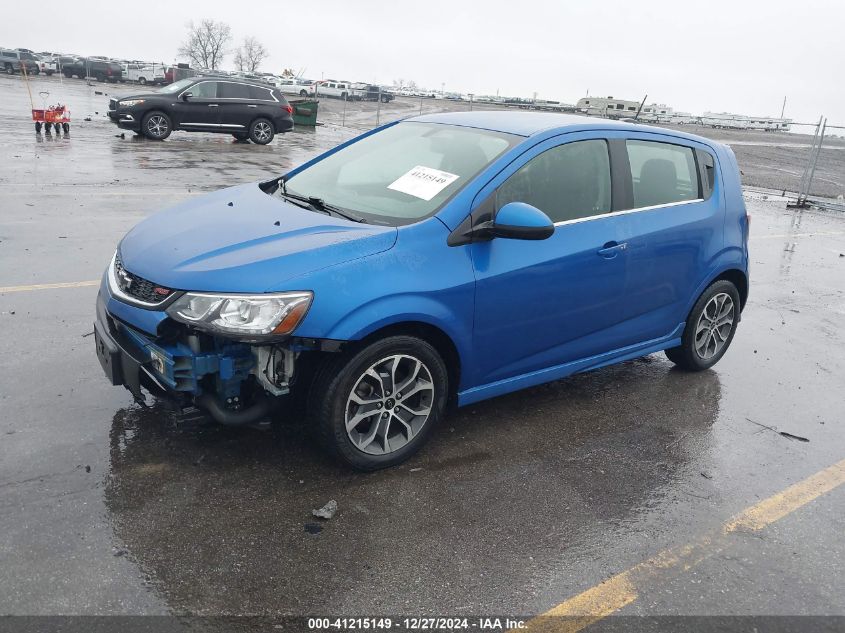 2020 Chevrolet Sonic Fwd Lt 5-Door VIN: 1G1JD6SB4L4107200 Lot: 41215149