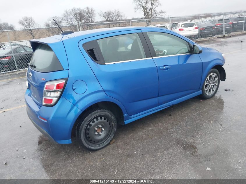 2020 Chevrolet Sonic Fwd Lt 5-Door VIN: 1G1JD6SB4L4107200 Lot: 41215149