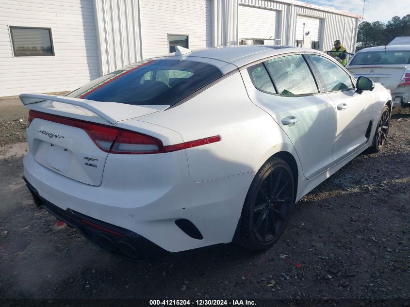 2022 Kia Stinger Gt2 VIN: KNAE55LC5N6105368 Lot: 41215204