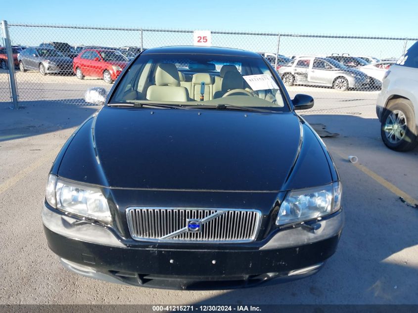 2001 Volvo S80 VIN: YV1TS94DX11193837 Lot: 41215271