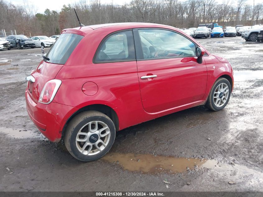 2012 Fiat 500 Pop VIN: 3C3CFFARXCT335127 Lot: 41215308