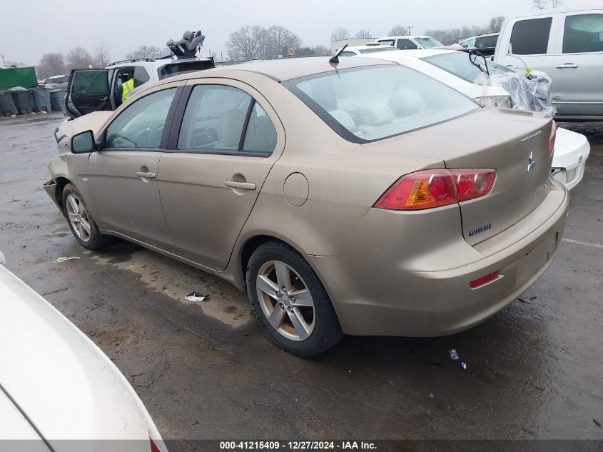 2008 Mitsubishi Lancer De/Es VIN: JA3AU26U88U010857 Lot: 41215409