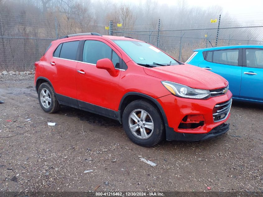 2018 Chevrolet Trax 1Lt VIN: 3GNCJLSB2JL274693 Lot: 41215462