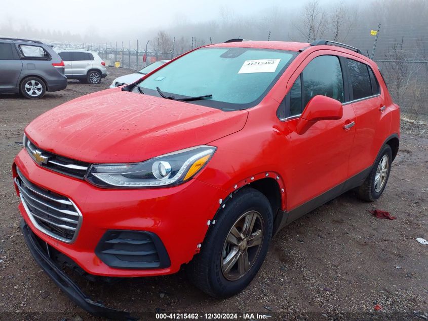 2018 Chevrolet Trax 1Lt VIN: 3GNCJLSB2JL274693 Lot: 41215462