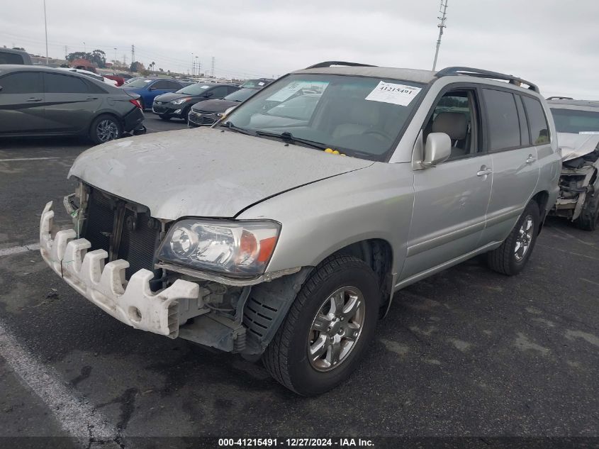 2004 Toyota Highlander V6 VIN: JTEDP21A640019797 Lot: 41215491